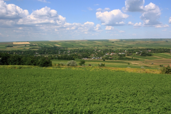 Imagini semnificative din comuna Viisoara, judetul Botosani - sediul Primariei - panorama